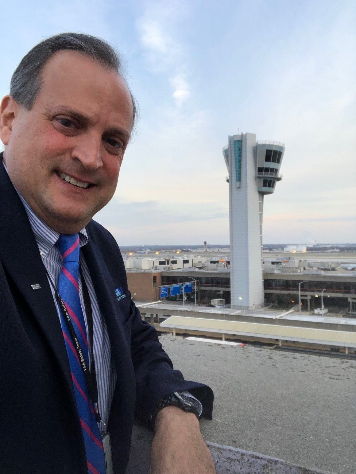 Captain Joseph Michael Lamonaca, ATP, at KPHL (Philadelphia International Airport).